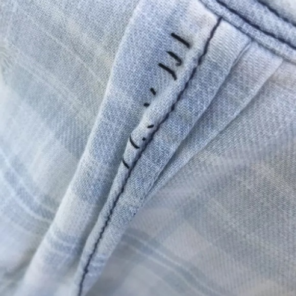 Unravel Destroyed Plaid Distressed Long Shirt Sz S - Picture 5 of 6